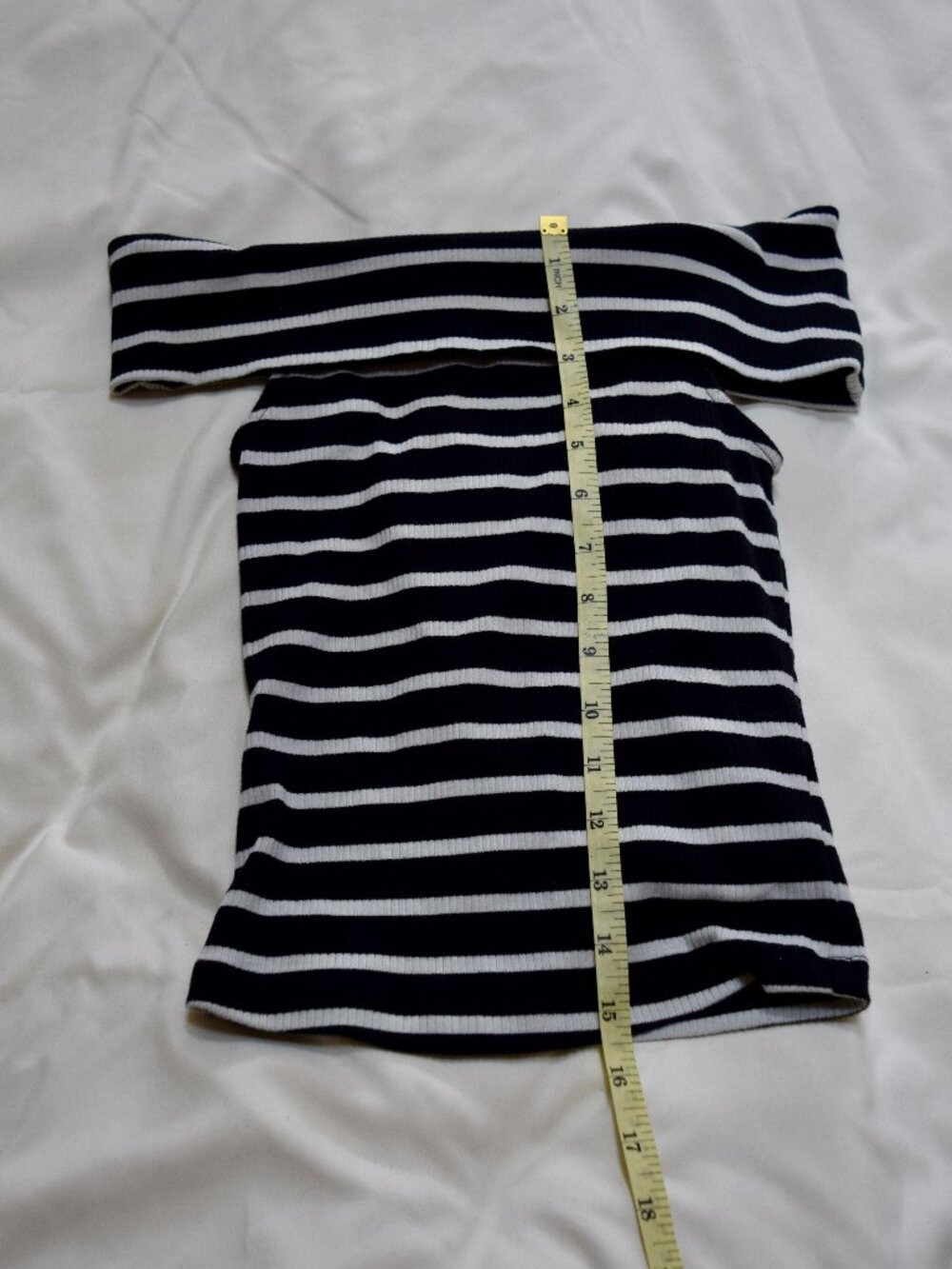Lucky Brand Striped Off the Shoulder Top